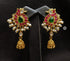 925 Kundan Peacock Jhumka